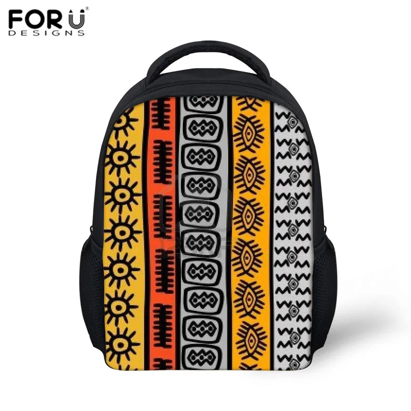 FORUDESIGNS School Bag African Traditional Printed