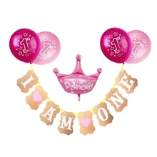 1st Birthday Balloon Confetti Balloons Boy Girl I Am One Banner Happy 1 Years Birthday Party Decorations Kids Favors Toys Shiny 1st Birthday Balloon Confetti Balloons Boy Girl I Am One Banner Happy 1 Years Birthday Party Decorations Kids Favors Toys Shiny