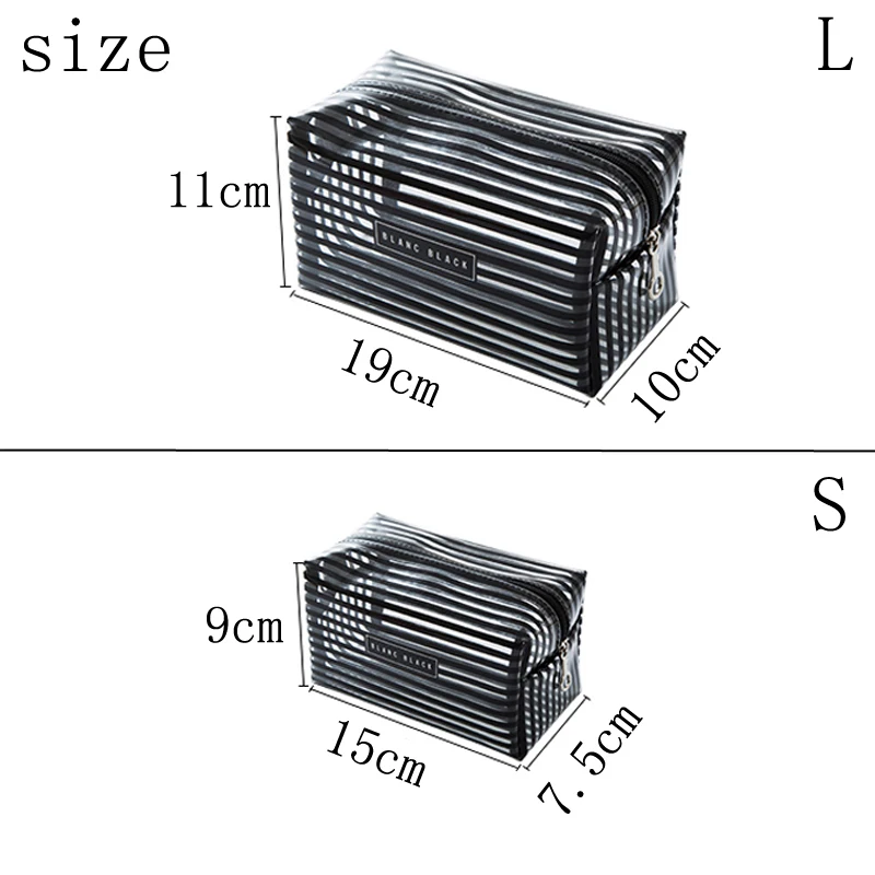 العلامة التجارية السفر شفافة تجميل ضد الماء أكياس منظم التجميل حقيبة التخزين السيدات مستحضرات التجميل حقيبة المرأة