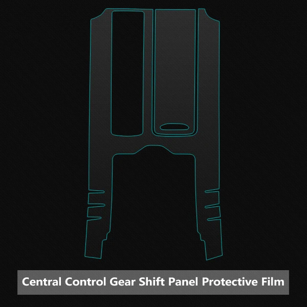 Самовосhealing вающаяся прозрачная пленка для салона автомобиля, декоративная панель, Защитная Наклейка для Land Rover Range Rover - Название цвета: central control gear