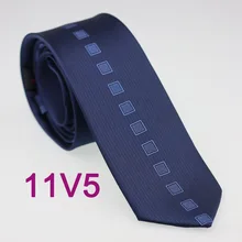 Yibei Coachella Галстуки в синюю полоску Средства ухода за кожей шеи галстук с синий плед Средства ухода за кожей шеи галстук узкие жаккардовые 6 см Галстуки узкий джентльмен Corbata