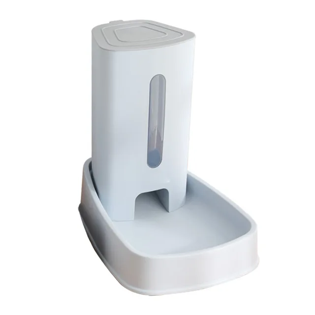Новейший 3.8L автоматический питатель для домашних животных, собак, кошек, Водяной фильтр с диспенсером, миски для воды, фонтан для домашних животных - Цвет: Blue food feeder