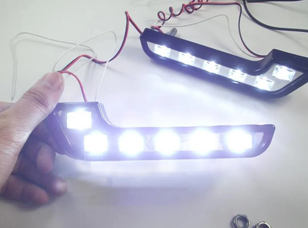 2X DRL Противотуманные 6 светодиодный светильник S комплект хром туман для BENZ стиль