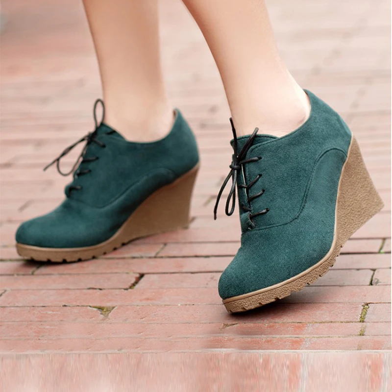 Ladies Comfortable Fashion Platform Shoes Casual Women ...