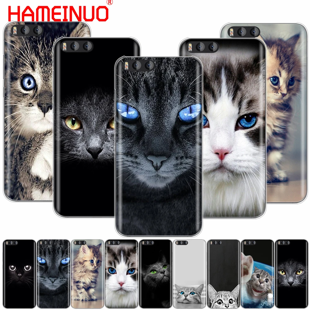 HAMEINUO с капюшоном Китти Кэт зеленый глаз милыми животными чехол для телефона Xiaomi M