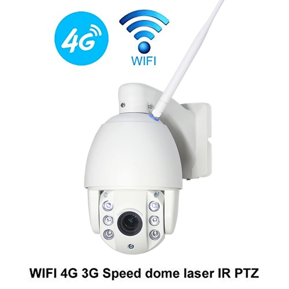 

ZILNK 3G 4G Speed Dome Camera PTZ 960P HD SIM Card WIFI IP Camera P2P Network 5x Zoom Lens IR Night Outdoor Security Camera