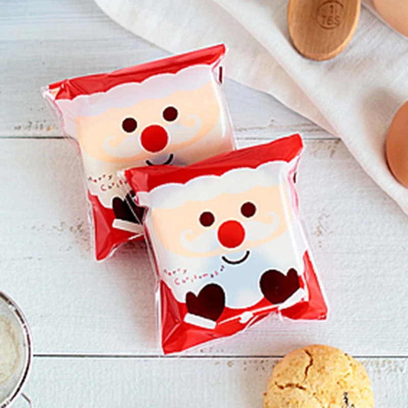 

Merry Christmas Cookie Bags,Cellophane Bags, Self-adhesive Plastic Bags 300pcs/lot