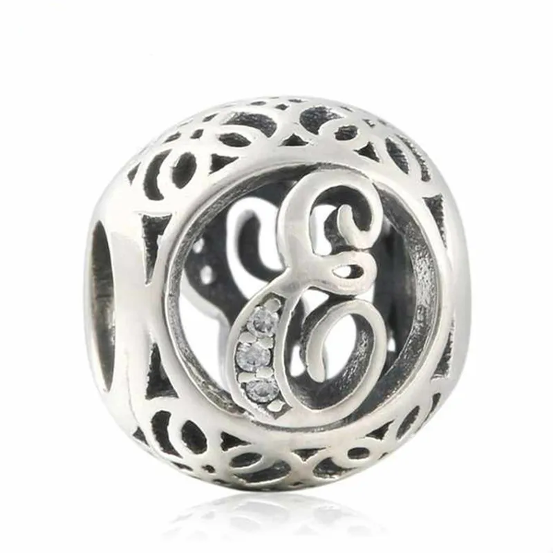 charm lettre e pandora charm lettre e pandora