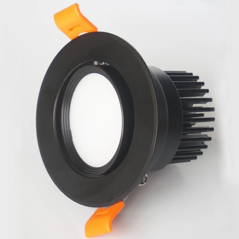 

high quality epistar cob led downlight 6W 9W 12W Dimmable led down lights rotatable 30 degree Recessed LED Lamp Spot Light