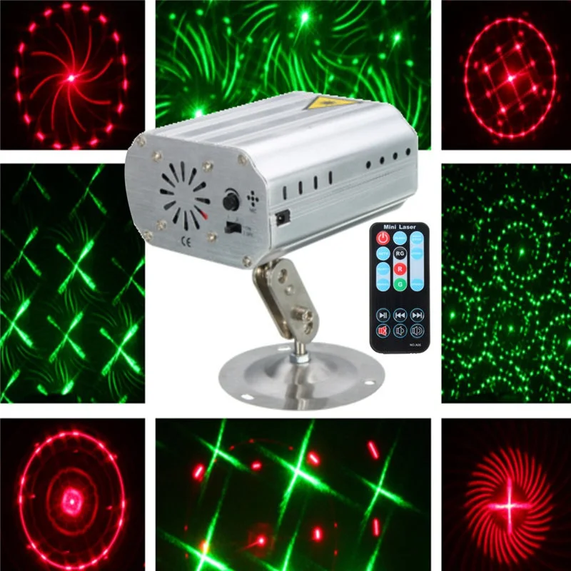 

Mini LED RGB Stage Light Projector Laser Stage Lighting Effect Adjustment DJ Disco Party Club KTV Decor Lamp Bulb US EU Plug