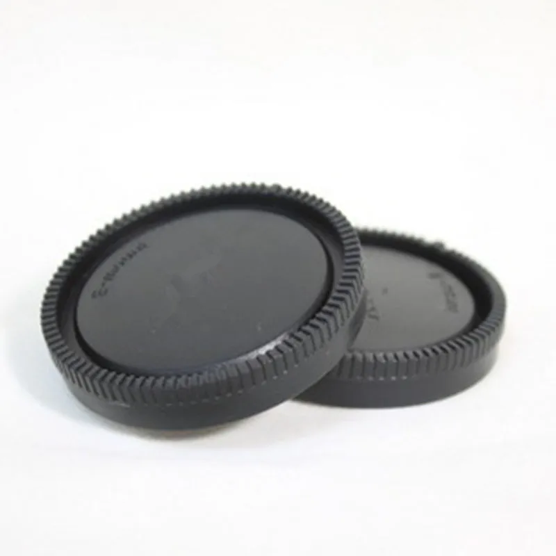 Camera Body Cover + Rear Lens Cap Cover Set for Sony Alpha E Mount NEX