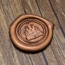 Замок DIY деревянный металлический уплотнительный воск штампы Винтаж Ретро сказочный замок Печать WS133