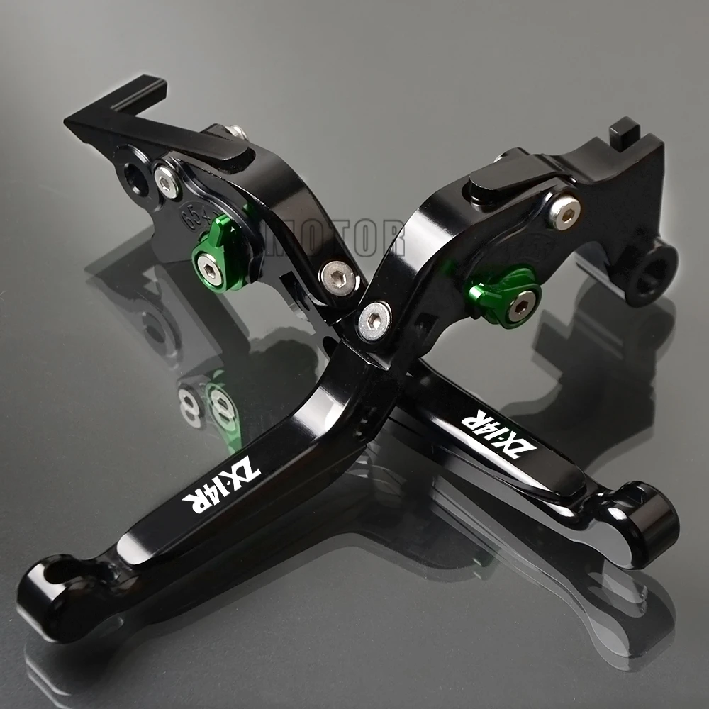

For Kawasaki Ninja ZX14R ZX-14R 2006-2016 ZX 14 R 14R CNC Aluminum Motorcycle Brake Clutch Levers Adjustable Foldable Folding