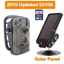 Free shipping! 8GB 5210A 12MP Hunting Scouting Trail Camera DVR 940nm Low Glow 6V Solar Panel