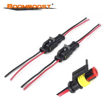 

5 Kit 2 Pin AWG Waterproof Connector Plug Marine,free shipping