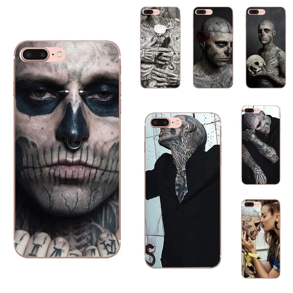 

Zombie Boy Rick Genest For Galaxy J1 J2 J3 J330 J4 J5 J6 J7 J730 J8 2015 2016 2017 2018 mini Pro Soft Cell Phone Cases