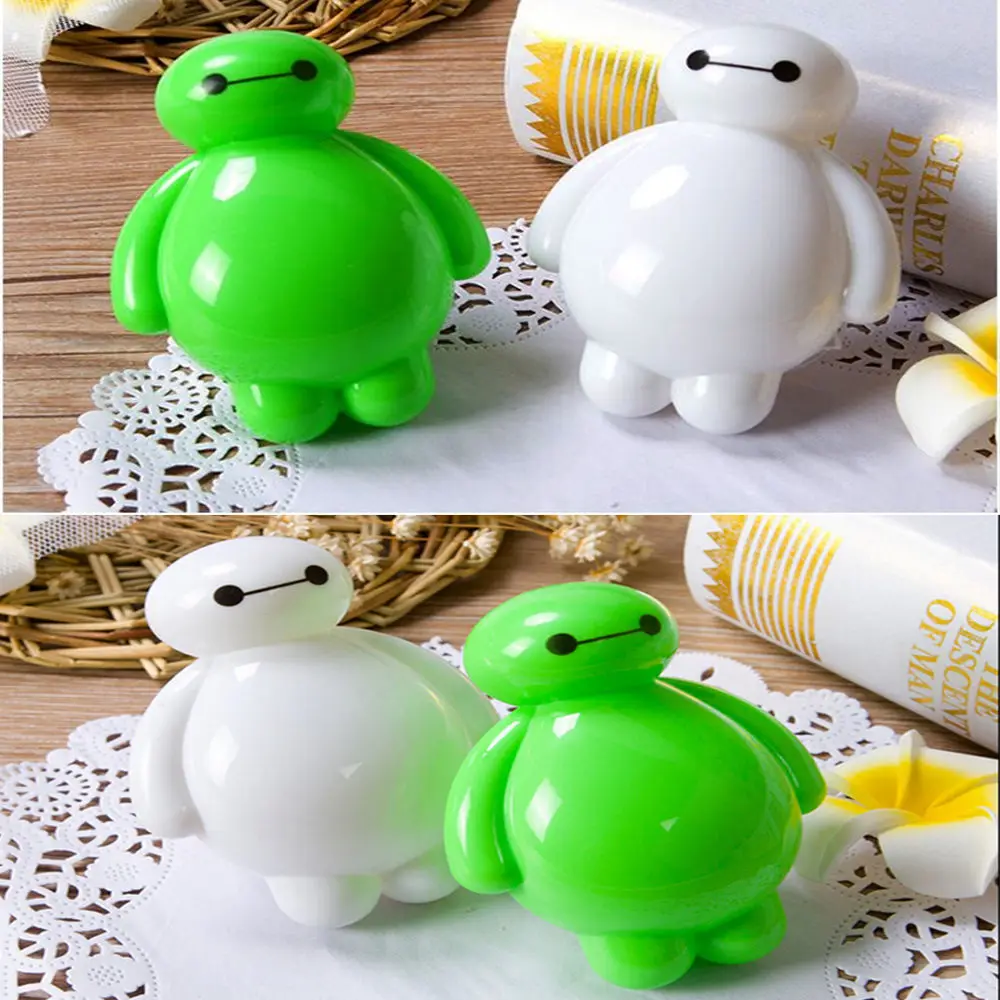 Милая Детская светодиодная Ночная лампа Baymax с датчиком для сна светильник