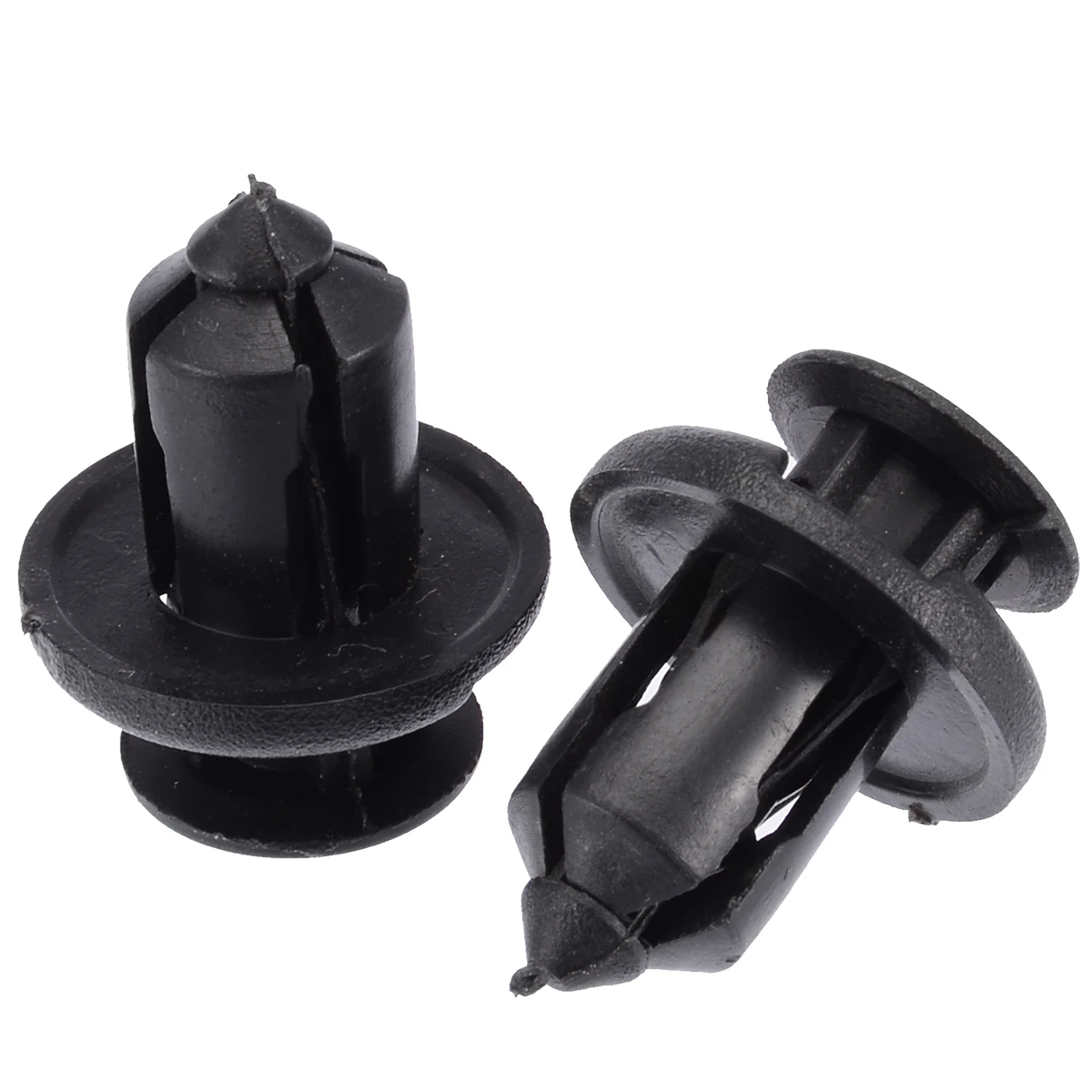10pcs 10mm Plastic Rivets Bumper Fender Clips Push Fit Plastic Bumper Side Skirt Grill Rivet Fastener Clip For Honda