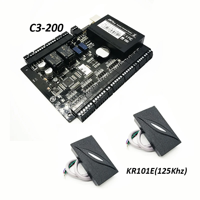ZK C3 200 Tcp/Ip rfid карта система контроля доступа двухдверный контроллер | Отзывы и видеообзор -32953088815