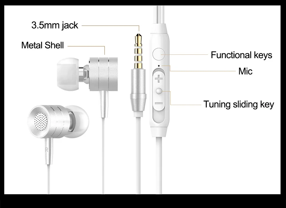 Langsdom металлические наушники I7A портативные проводные наушники-вкладыши, вакуумные стереонаушники audifonos fones с микрофонами для игровых видов спорта