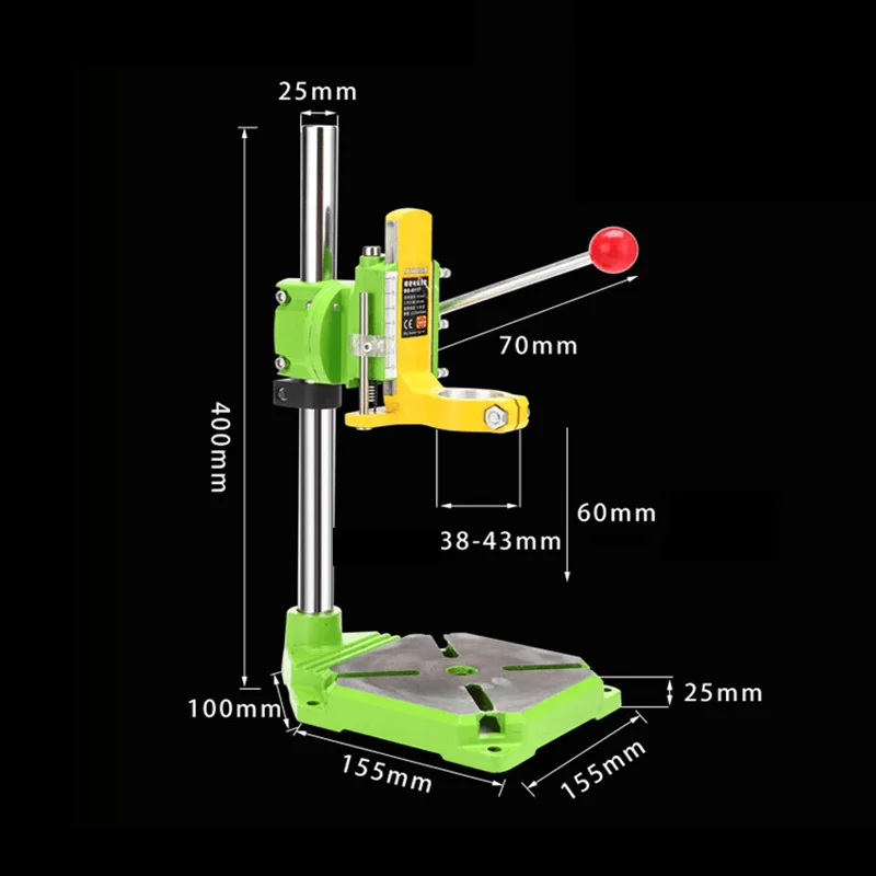  Mini Electric Drill Stand Holder Bracket 90 Degree Rotary Bench Drill Press Clamp Base For Dremel P