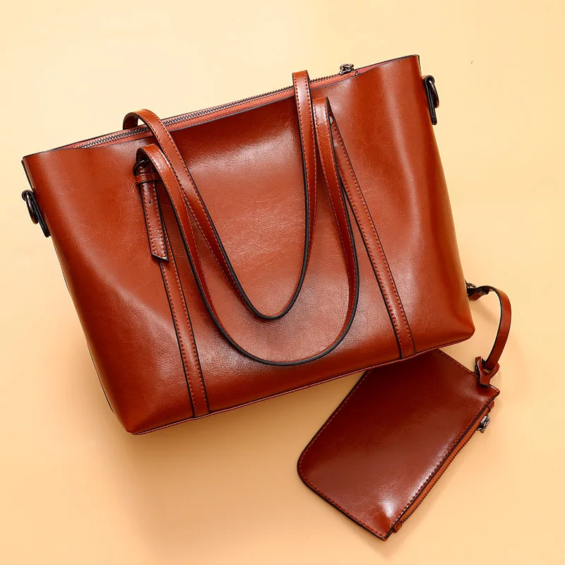 

2019 New fashion fashion bag leather handbag twill bag