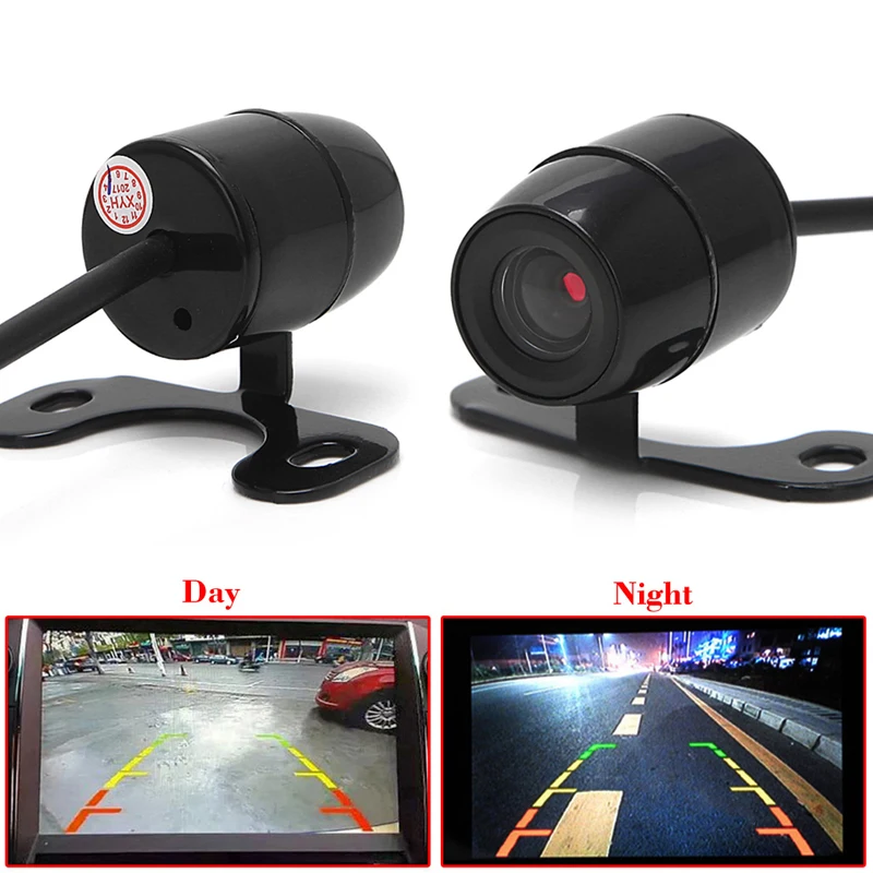 1Set 12V Mini Color CCD Reverse Backup Car Front Rear View Camera Night Vision Drop shipping