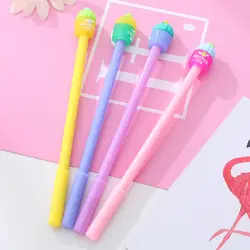 Гелевая ручка с кактусами силикагель голову Карамельный цвет 0,5 мм ручки для школы для письма для офиса школьные принадлежности корейский