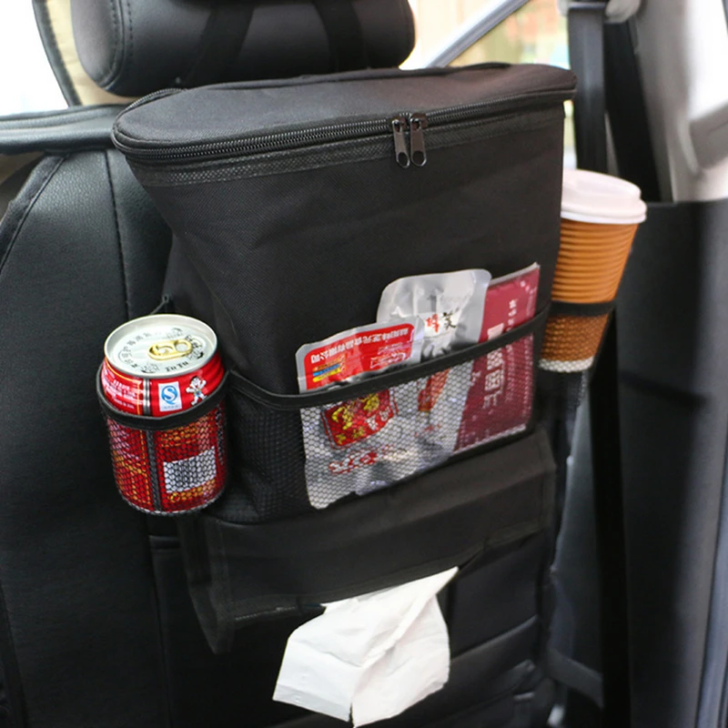 Авто автомобильная сумка для хранения на заднее сиденье сетка для мусора держатель путешествия сохранение тепла емкость сумка для хранения Органайзер вешалка для укладки