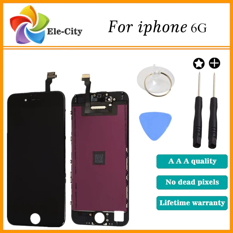 100 Guarantee iphone 6 Display 4 7 LCD replacement Touch Screen Digitizer Screen Lens Assembly original