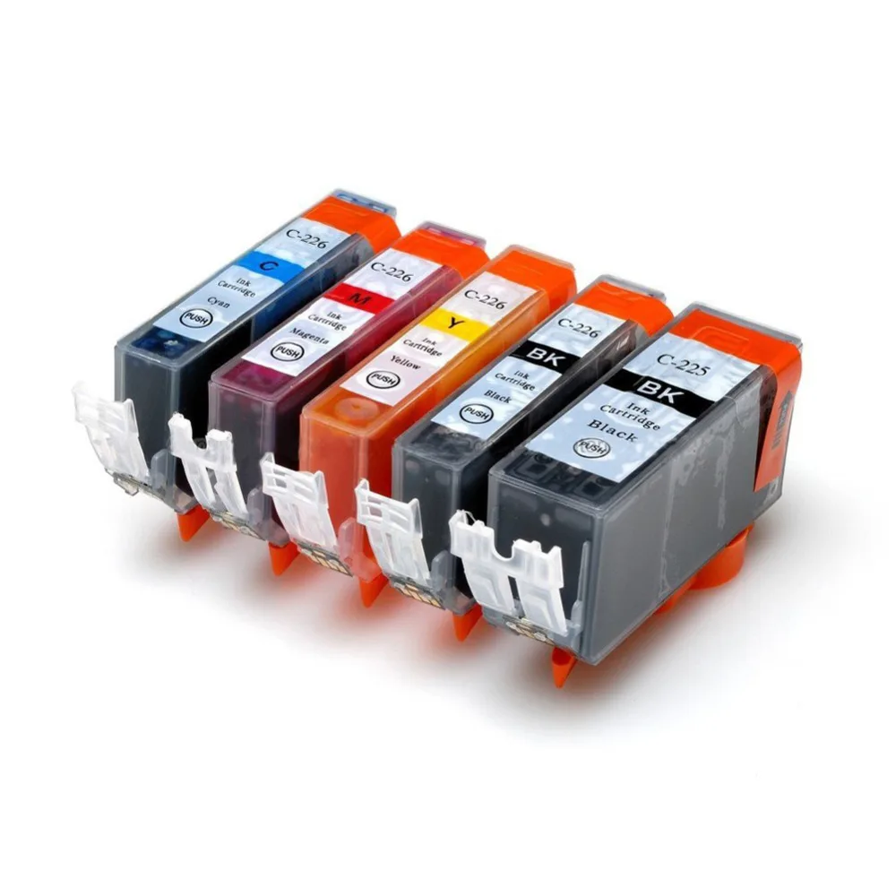 YLC 5pk PGI225 CLI226 PGI 225 CLI 226 compatible ink cartridge For