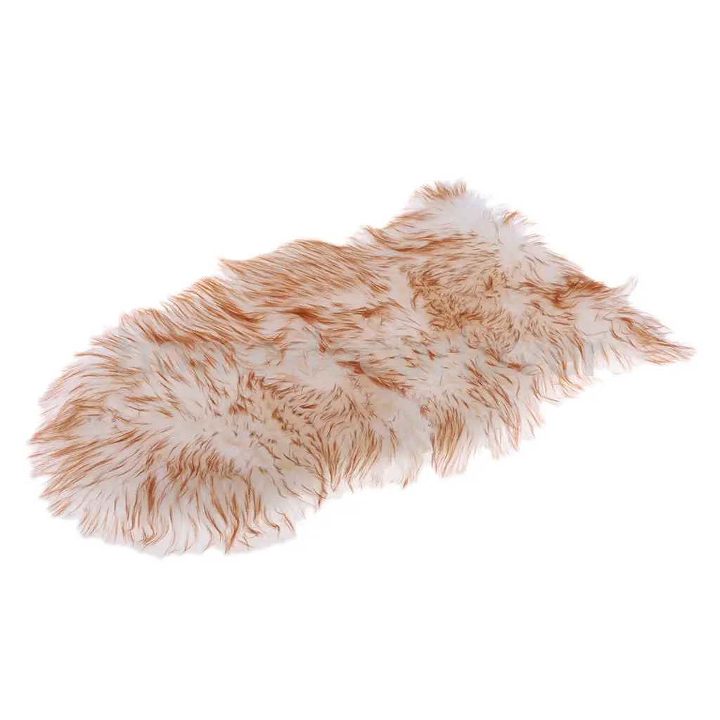 40x60cm Sheepskin Fluffy Skin Faux Fur Fake Rug Mat Rugs For Living Room Bedroom Sofa Floor 