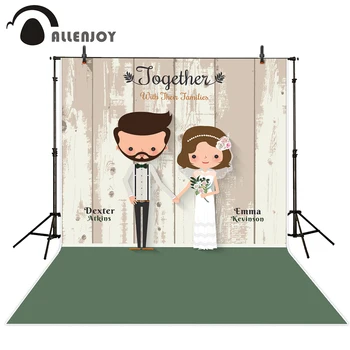

Allenjoy vinyl backdrops for photography Board photo wedding romantic welcome poster sweet celebration photography backdrops