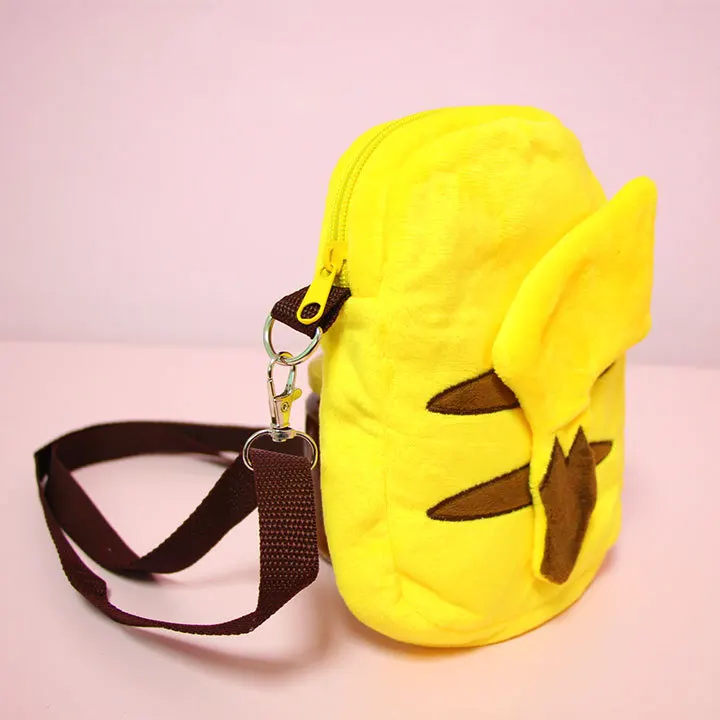 Женская сумка на плечо с мультяшным покемоном, карманные монстры Пикачу, Psyduck Charmander Eevee, маленькие сумки через плечо, сумки-мессенджеры для телефона