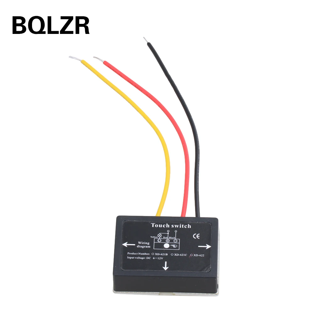 BQLZR XD-622 On/Off Touch Switch Sensor For Bathroom Mirror LED Lamp light mirror touch switch bathroom smart mirror switch led touch controller on mirror surface hot selling for hotel or bathroom