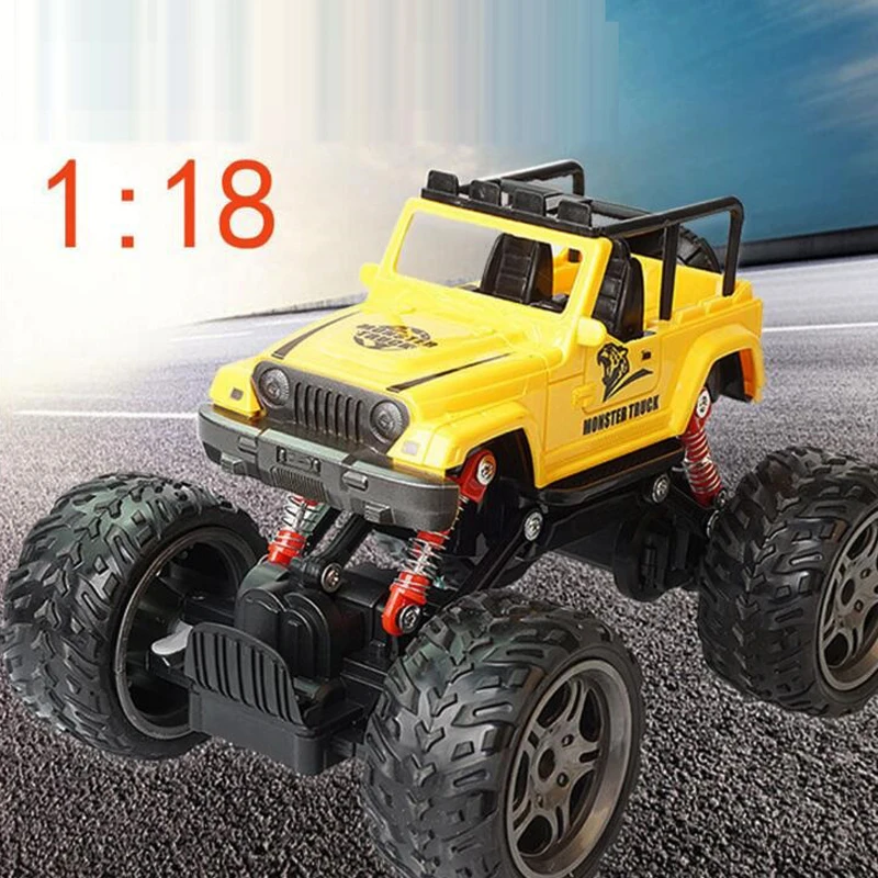 Детские игрушки RC автомобиль с большими колесами четыре колеса Джип внедорожник