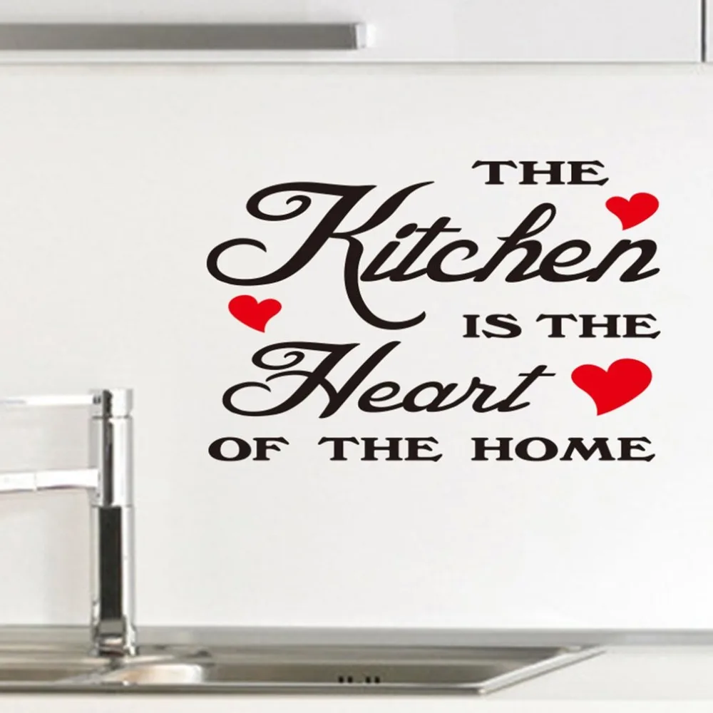 Hot Kitchen House of Love Vinyl Wall Sticker Home Decor Stikers For Wall Decoration Kitchen Wall Stickers DIY Hot Kitchen House of Love Vinyl Wall Sticker Home Decor Stikers For Wall Decoration Kitchen Wall Stickers DIY