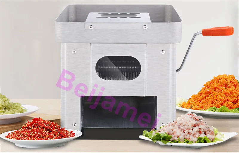 BEIJAMEI 850 W 220 V Нержавеющая сталь мясо резак мясорубки, электрическая мясорубка измельчитель ломтерезка машины цена