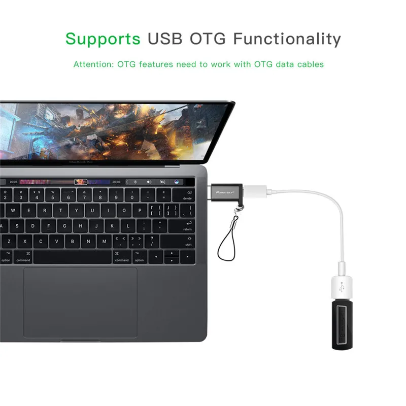 Robotsky usb тип-c к Micro USB адаптер папа к женскому тип-c OTG кабель преобразователя для samsung Letv Macbook Matebook