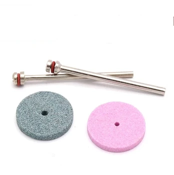 

20pcs dental lab arkness stone burs dics with mandrel