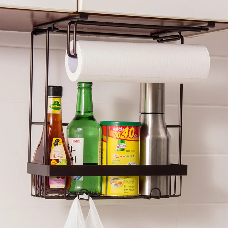 High Quality Kitchen Wall Rack Hanger Hook Shelf Organizer Holder Spice Seasoning |