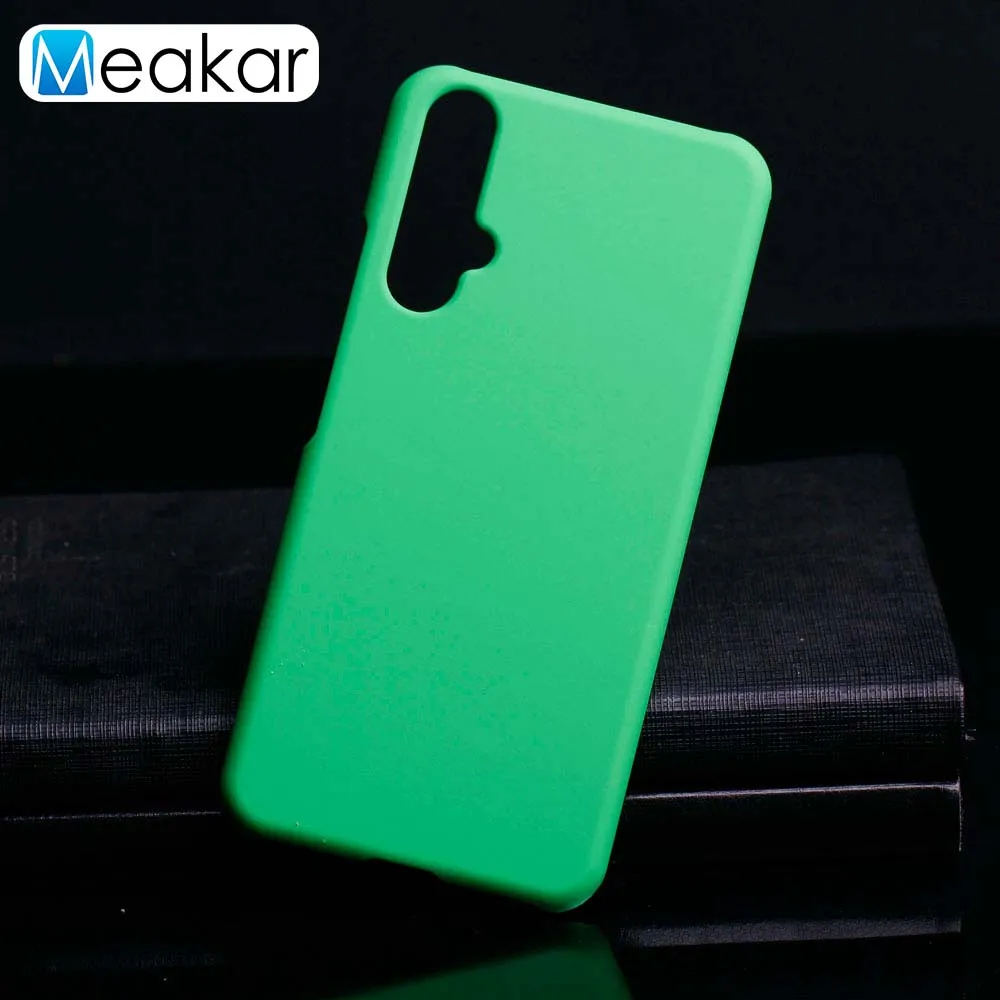 Матовая Пластик Coque 6.26For huawei Honor 20 чехол для huawei Honor 20 Honor20 10i 20i Pro Lite чехол для телефона чехол-лента на заднюю панель - Цвет: Green