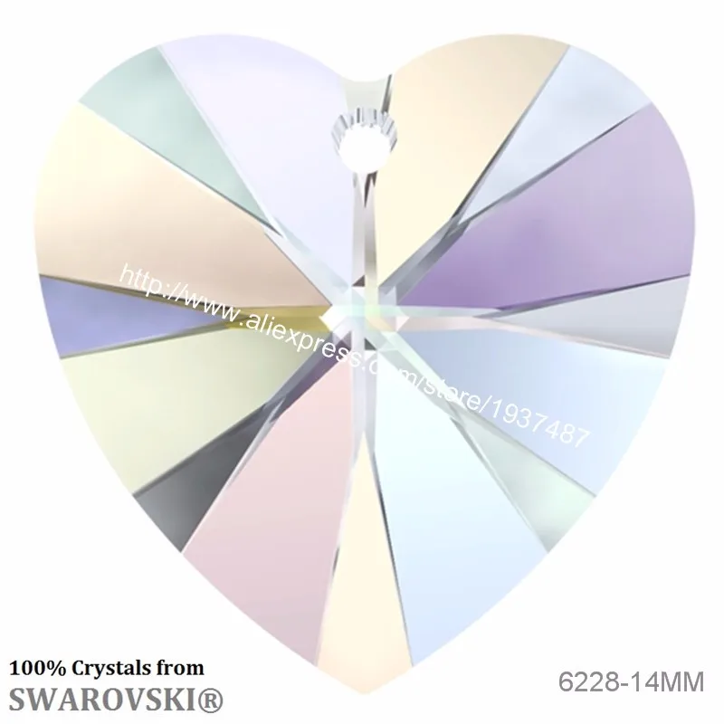 Новинка, с элементами Сваровски, XILION, подвеска в виде сердца, 6228, 14,4x14 мм, с кристаллами Swarovski, цвета для рукоделия, ювелирные изделия из кристаллов