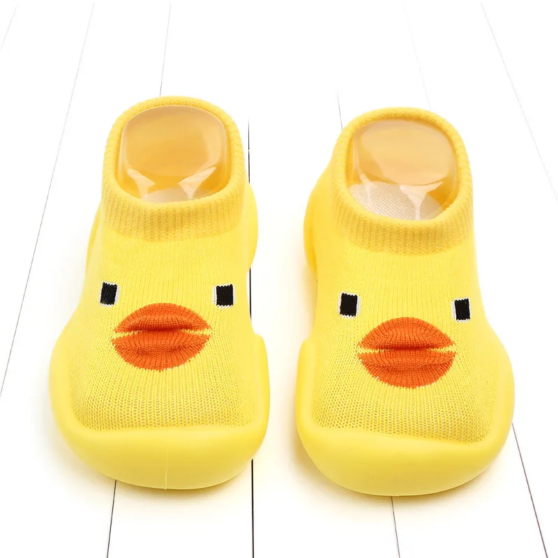 Baby Mesh Socks Shoes Lovely duck socks shoes toddler with colored mouse baby girls boys children home shoes for first walkers