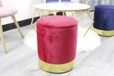 style6 Домашний журнальный столик, табурет, диван, табурет для гостиной, креативный модный стул для макияжа, табурет для хранения - Цвет: style6