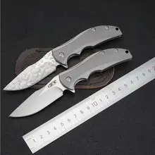 ZT0606 складной нож D2 лезвие TC4 ручка из титанового сплава шарикоподшипник карманные походные Ножи EDC инструмент