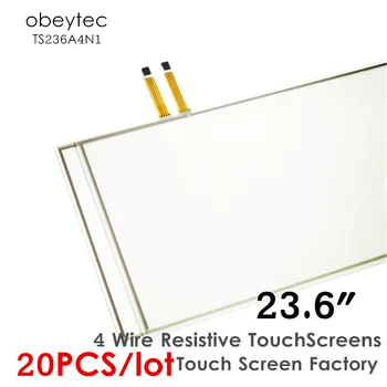 

20PCS! Obeytec 23.6 inch four wire resistive touch screen kit, OEM, ODM, Small MOQ, AA size 521*293, TS236A4N1