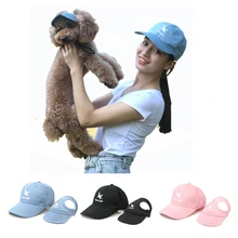 Summer Pet Dog Hat Cute Head Accessories Pet Lover Hat For Dog Master People Sun Hat Baseball Travel Outdoor Dog Caps NZH07 dog people