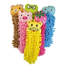 Cartoon Animal Hanging Bath Towel Six Colors Hand Towel Soft New Baby Children’s Kitchen Supplies New Character Hanging Towel