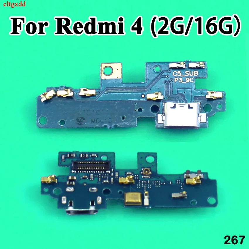 Cltgxdd usb зарядный порт док-станция разъем зарядки плата гибкий кабель с микрофоном для Xiaomi Redmi 4 Pro
